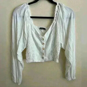 White long sleeve blouse